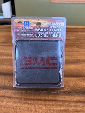 Bully GM Hitch Cover Break Light Red Chevrolet Logo CR-007G NIB Fits Standard 2”